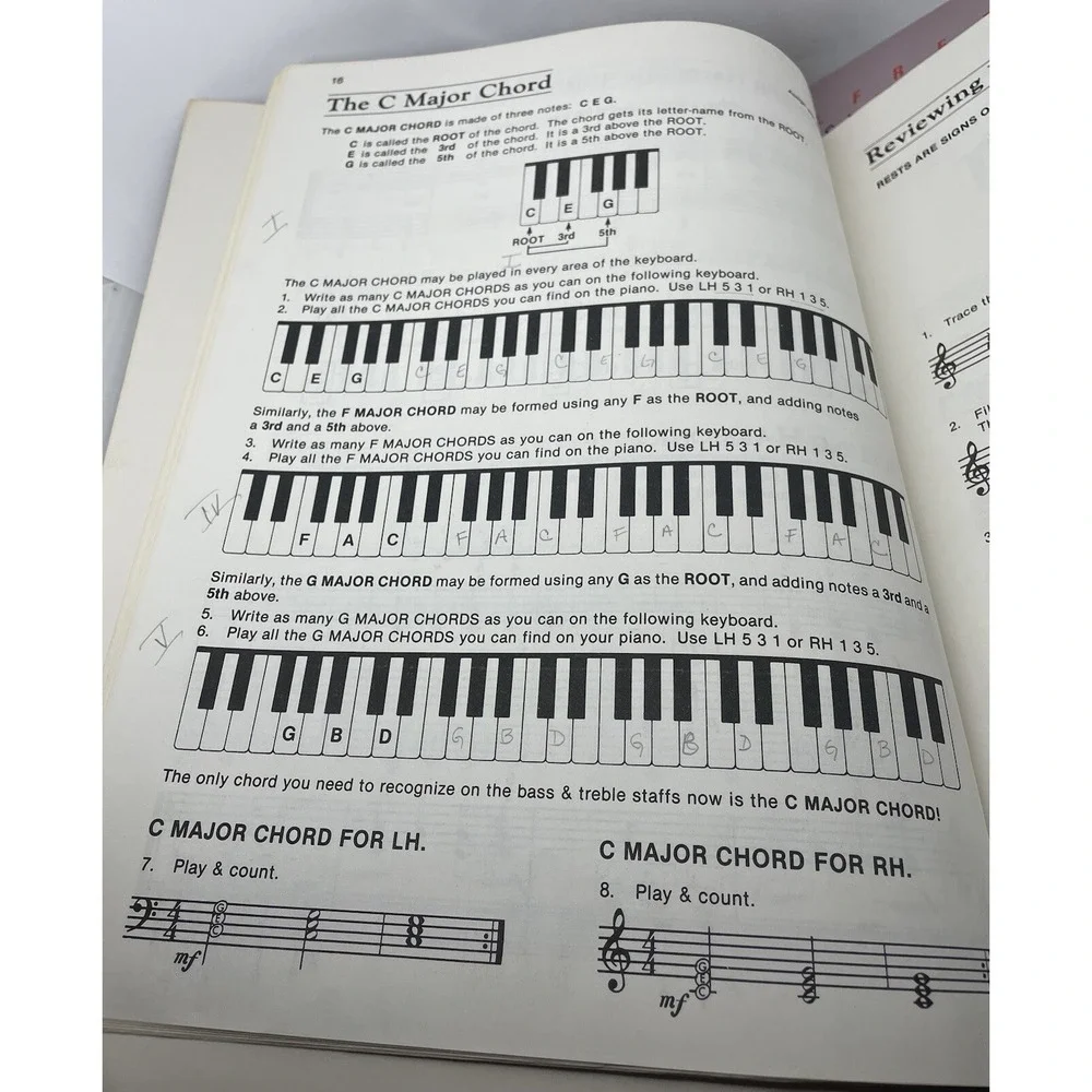 Alfred's Basic Adult Theory Piano Book Level One Learn‎ Piano Beginners Book